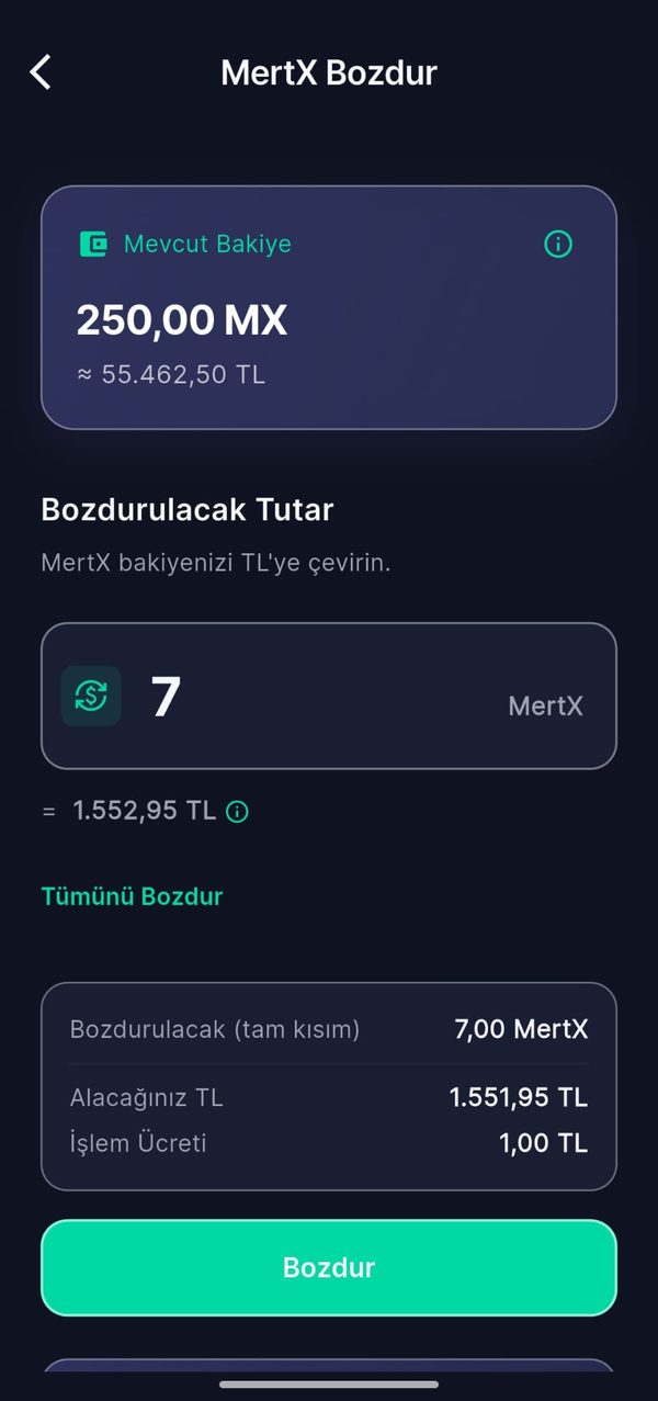 MertX bozdurma ekranı